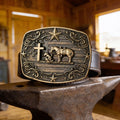 Limited Edition Western Faith & Heritage Belt Buckle – 4 Styles