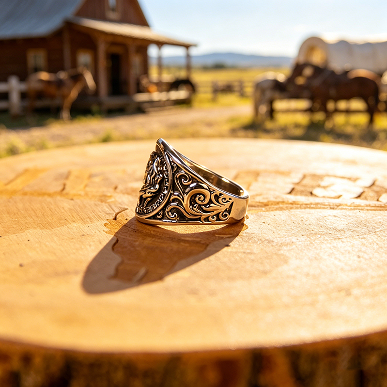 Western cowboy ring