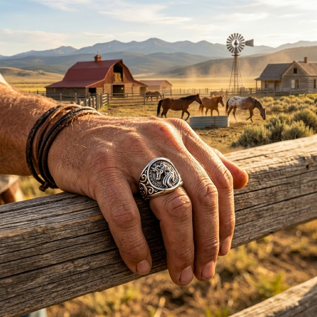 Western cowboy ring