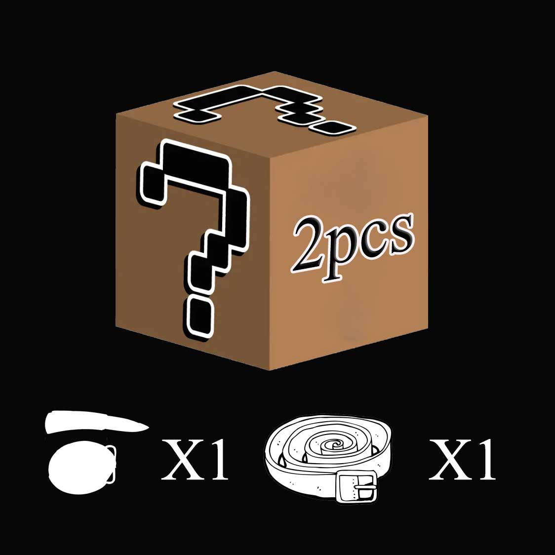 Western-Mystery 1/2/4/8 Pack Belt Set Box