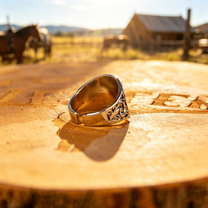 Western cowboy ring