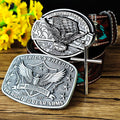 Western Eagle Themed Belt and EDC Tool Jewelry Set