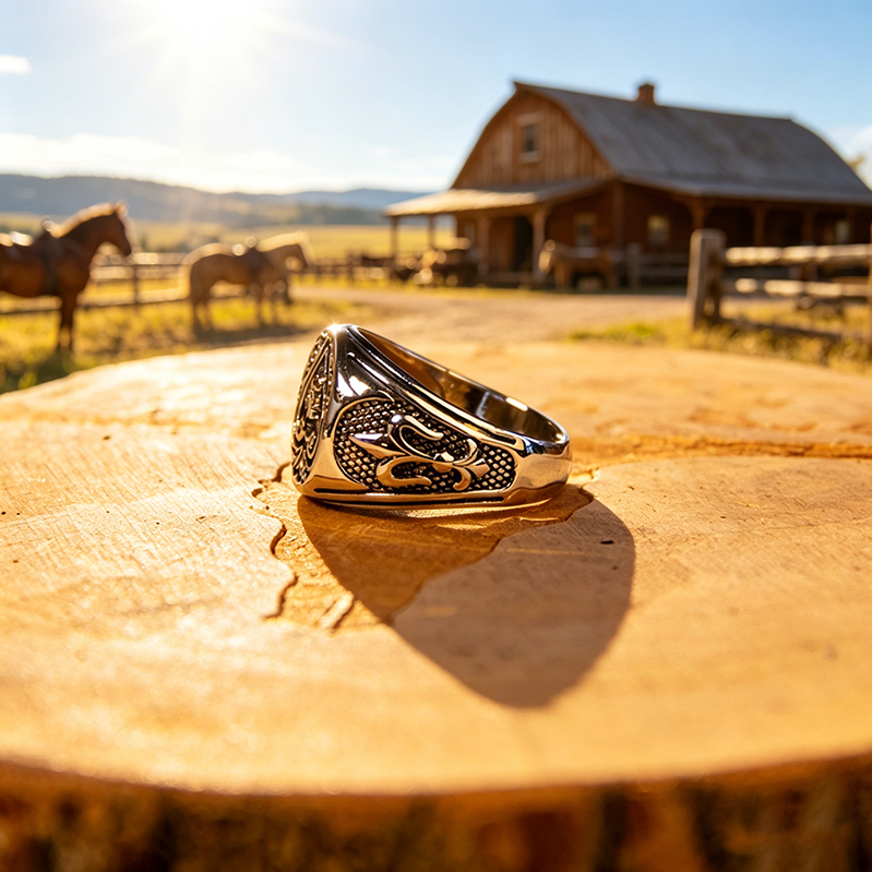 Western cowboy ring