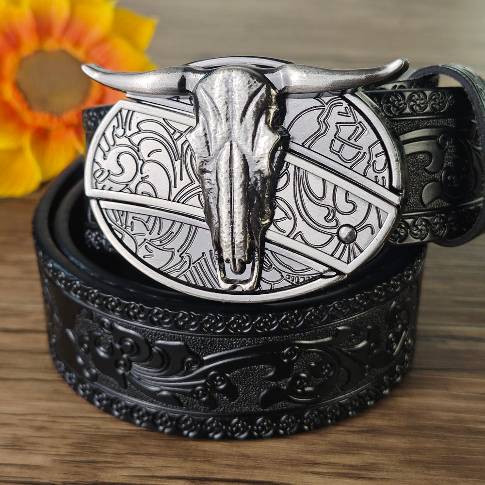 Western Poker Motif Belt & EDC Tool Jewelry Set