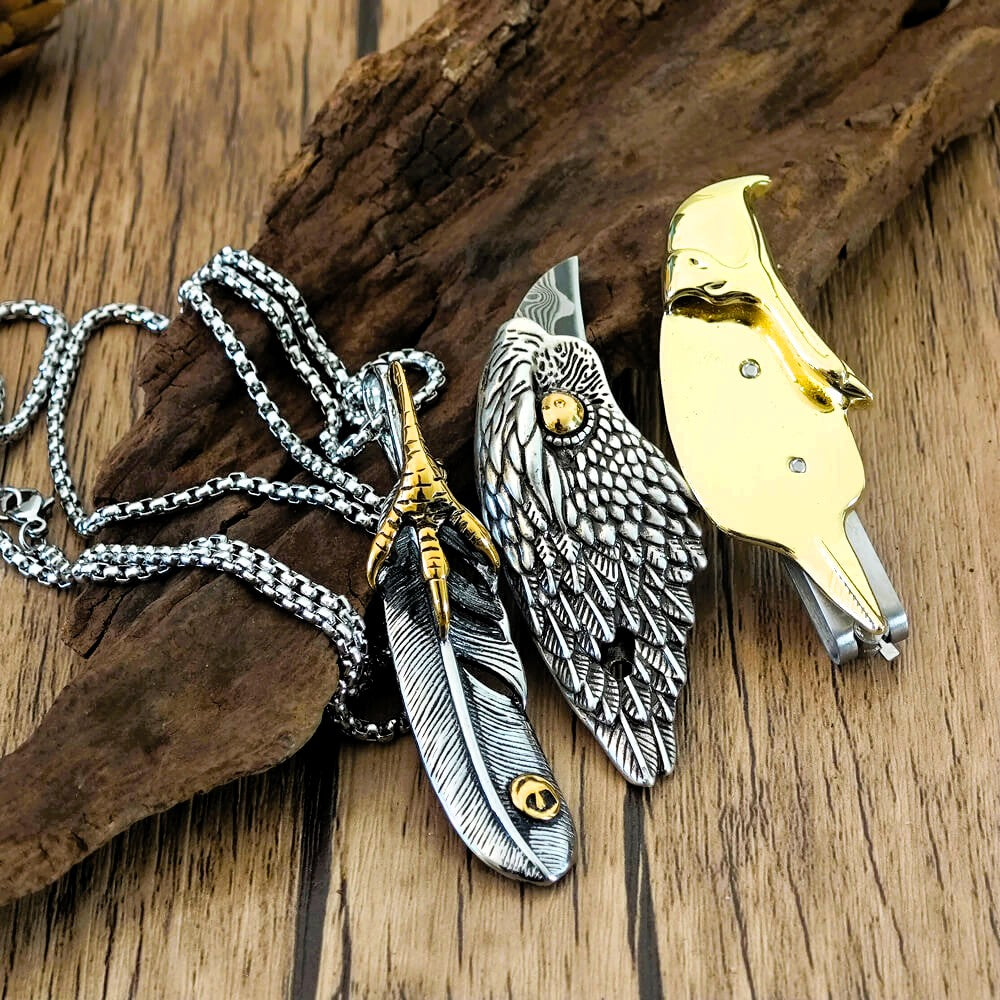 Western Eagle Head Multi-Tool Pendant