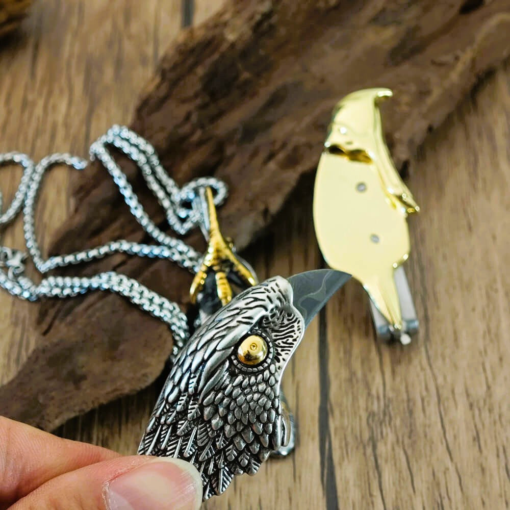 Western Eagle Head Multi-Tool Pendant