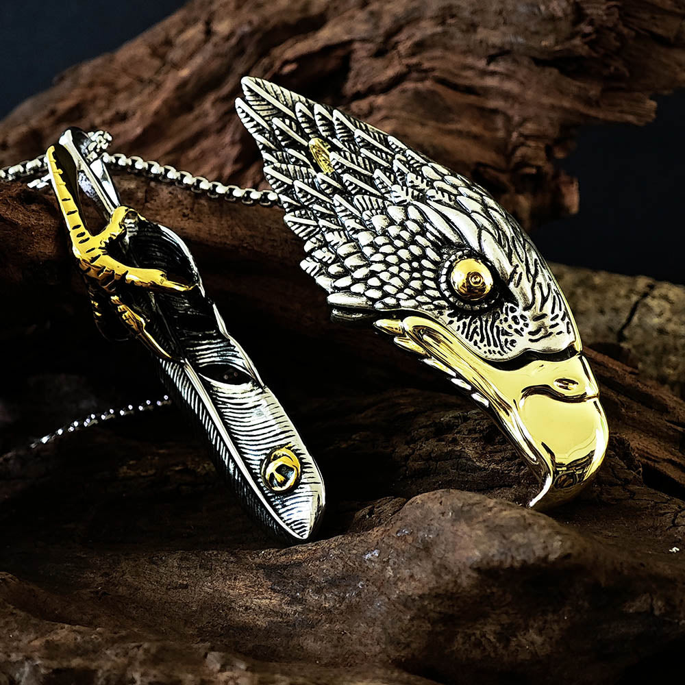 Western Eagle Head Multi-Tool Pendant
