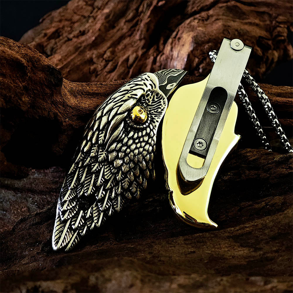 Western Eagle Head Multi-Tool Pendant