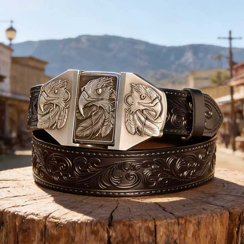 Western Detachable Lighter - Black Belt