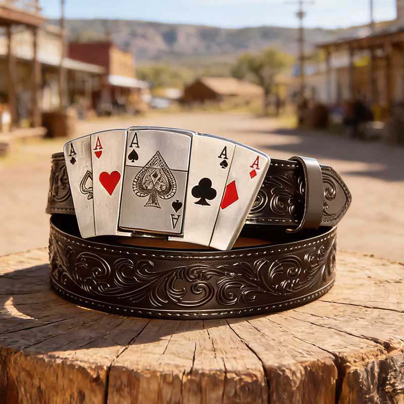 Western Detachable Lighter - Black Belt