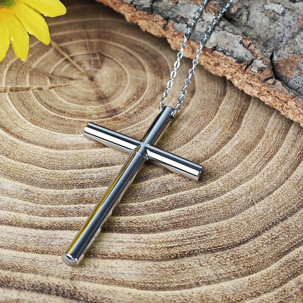 Western safety-cross-necklace