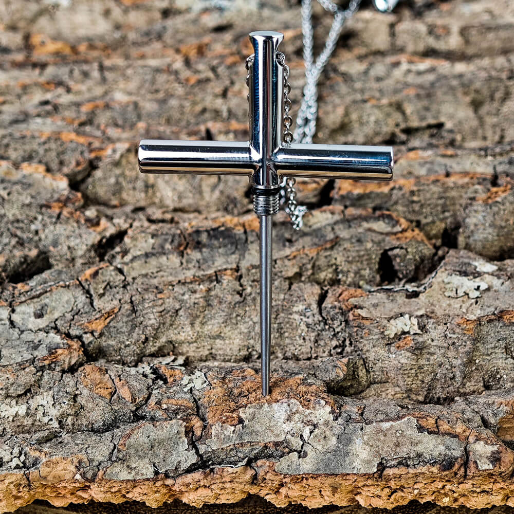 Western safety-cross-necklace