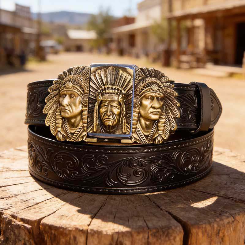 Western Detachable Lighter - Black Belt