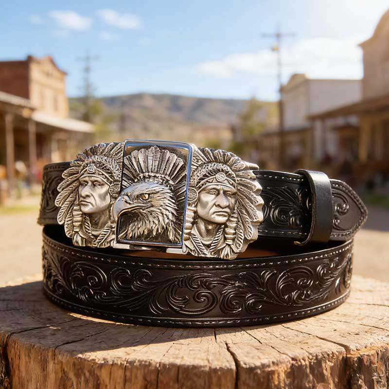 Western Detachable Lighter - Black Belt
