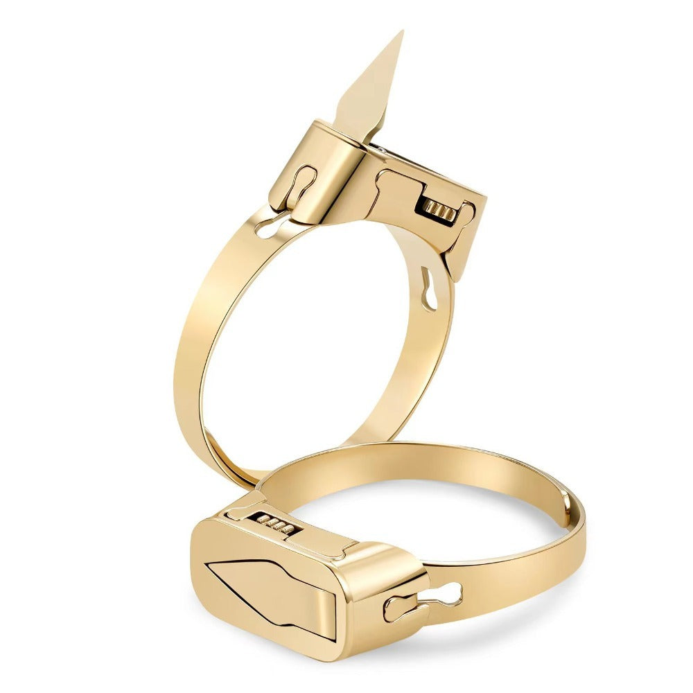 Western Discreet Letter Opener Ring