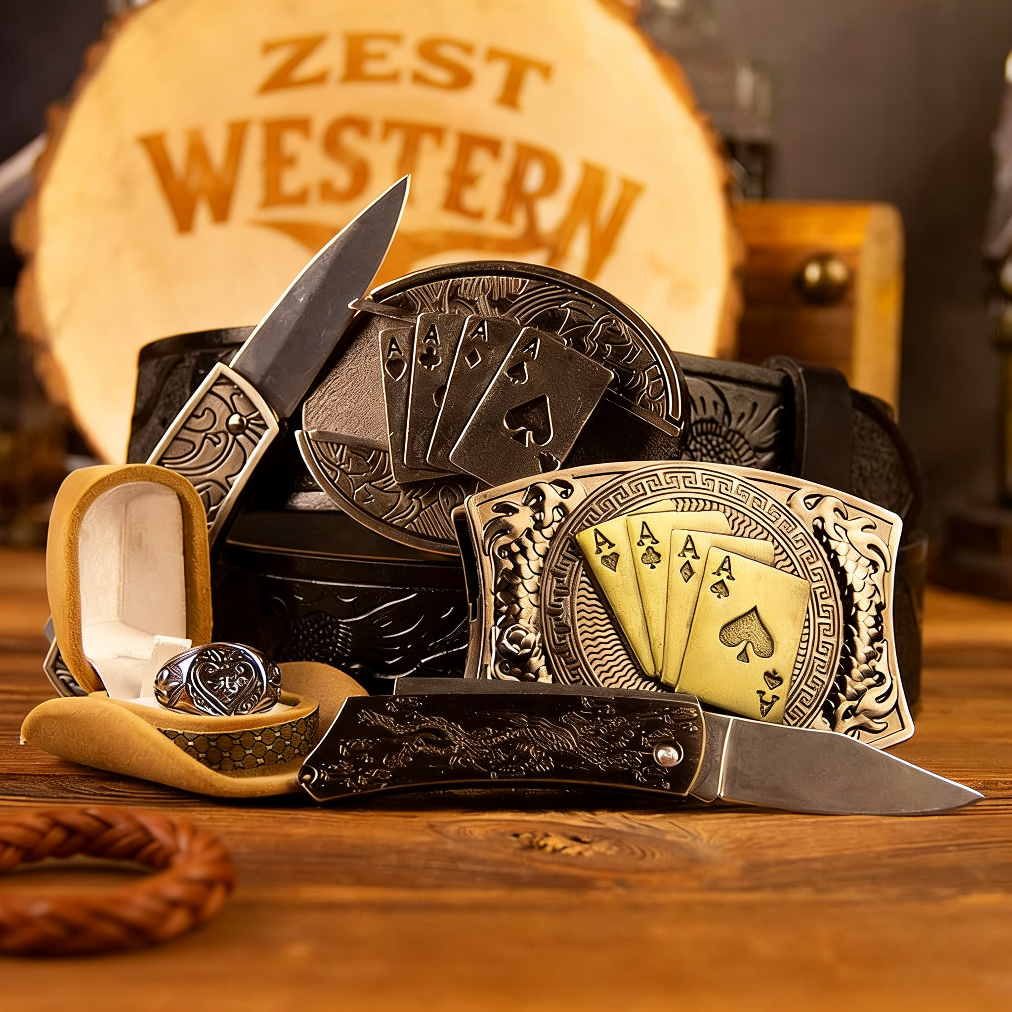 Western Playing card set