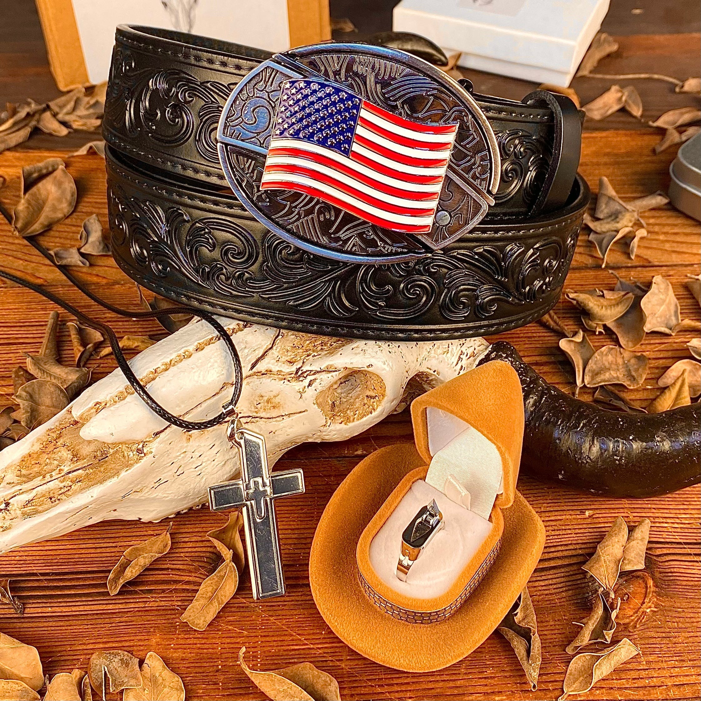 Western American Flag Set