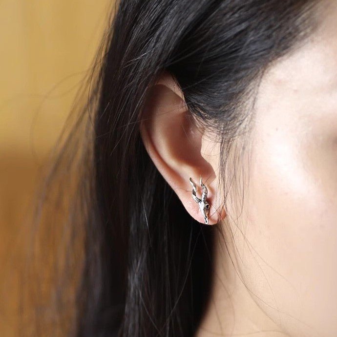 ES4 Antelope Head Earrings