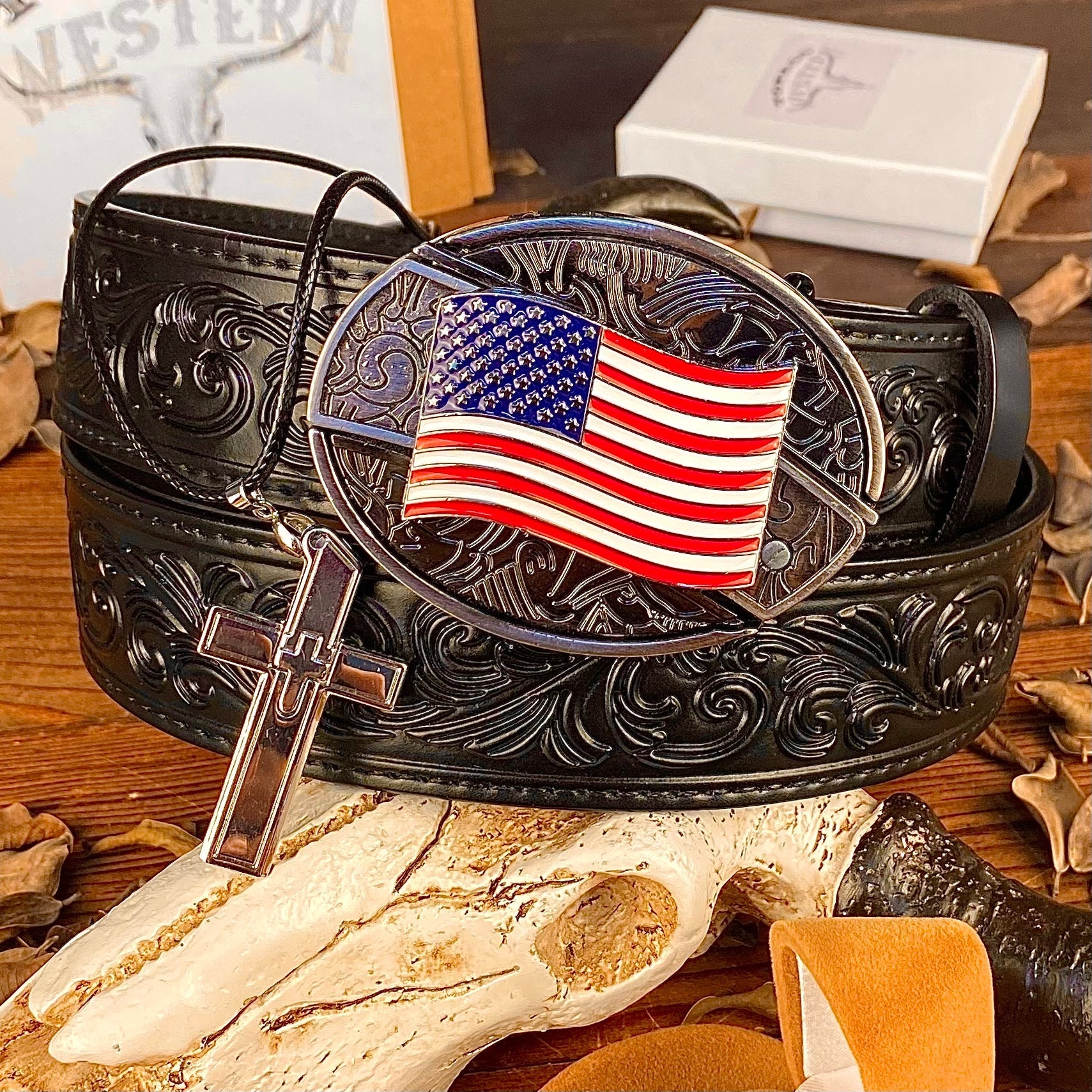 Western American Flag Set
