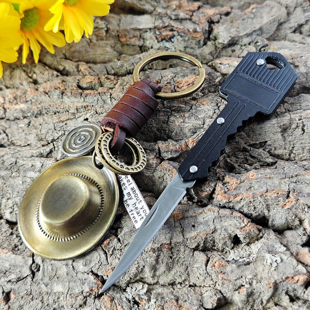 Western Cowboy Hat Keychain