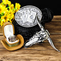 Western Poker Motif Belt & EDC Tool Jewelry Set