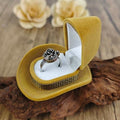 Western Rose Ring with Hidden Compartment One Size Fits All