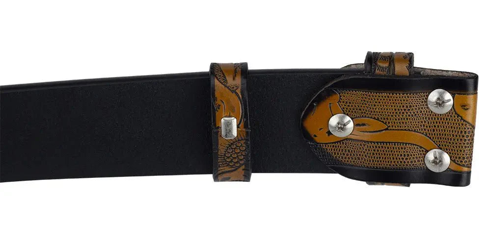 Western Leather Belt Without Buckle for Men 1.5" Wide